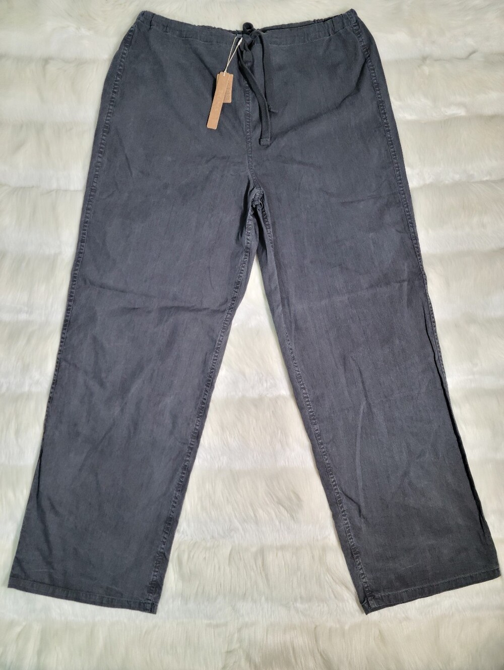 SKIMS Woven Lounge Pants Ash Women XXS NEW